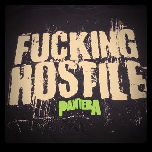 Pantera F*cking Hostile shirt